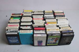 lot 359 image: Collection of 48 Vintage 8-Track Tapes Featuring Various Artists