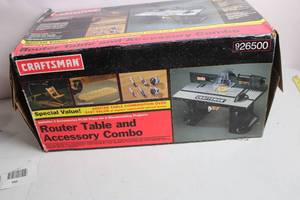 lot 360 image: Craftsman Router Table and Accessory Combo 926500