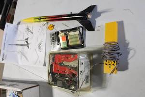 lot 380 image: Super Shot Model Rocket Starter Set with Accessories