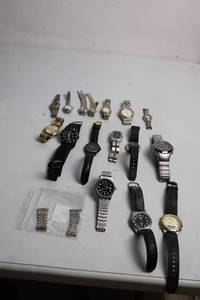 lot 384 image: Set of 18 Mixed Brand Wrist Watches Including Digital and Analog
