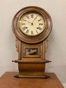 lot 6 image: Regulator Clock