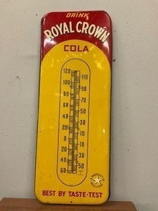 lot 7 image: Royal Crown Cola Thermometer