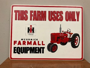 lot 13 image: Farmall Equipment Sign
