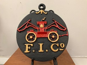 lot 29 image: F.I.Co Cast Iron Plaque