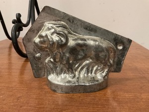 lot 68 image: Metal Lion Chocolate Mold