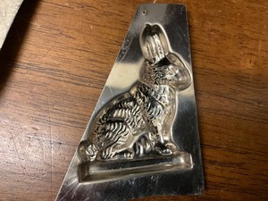 lot 69 image: 2 Rabbit Metal Chocolate Molds