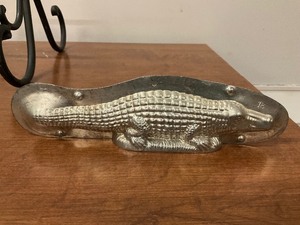 lot 70 image: Metal Alligator Chocolate Mold