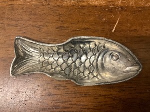 lot 74 image: Fish Shaped Metal Chocolate Mold