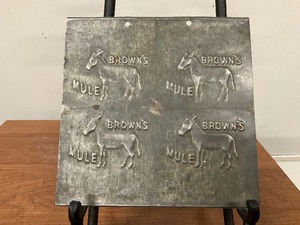 lot 82 image: Browns Mule Chewing Tobacco Tin