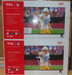 2 TVS TCL 40" Class S3-Series 1080p HD LED Smart Google TV - 40S350G 846042064996