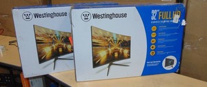 lot 10 image: 2 Pack Westinghouse 32 Curved Full HD Gaming Monitor, 165Hz, AMD FreeSync Support, Low Motion Blur, 1500R Curve, 1920 x 1080, for PC Games with Built in Speakers, DisplayPort, 2X HDMI UPC 813784023338