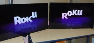 lot 13 image: 2 TVs Roku 50r4ax and Roku 50ba