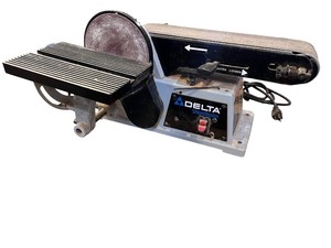 lot 64 image: Delta ShopMaster Belt & Disc Sander