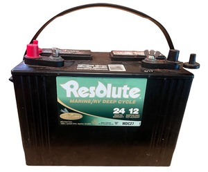 lot 134 image: Resolute MarineRV Deep Cycle Battery 2412 Volt