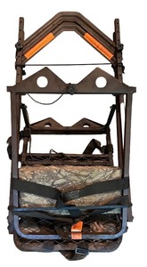 lot 146 image: Portable Climbing Tree Stand for Hunting with Cushion Seat