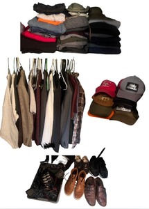 lot 152 image: Assorted Mens Clothing and Accessories Collection