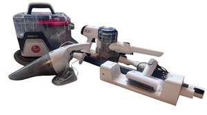lot 155 image: Hoover Spot Cleaner and Tineco & Shark Handheld Vacuums