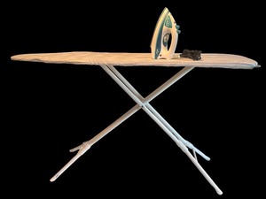 lot 158 image: Rival Steam Iron and Foldable Ironing Board Set