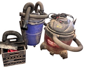 lot 161 image: 18 Gal Shop-Vac and Dust Separator with Accessories