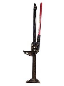 lot 243 image: Heavy-Duty Farm Jack with Red Handle