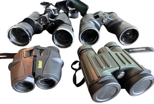 lot 247 image: Collection of 4 Binoculars - Including Bushnell