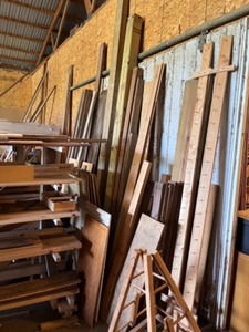 lot 42 image: Assorted Wood Planks and Boards for Construction Projects