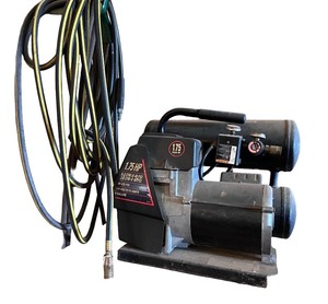 lot 47 image: Portable Air Compressor with Hose - 1.75 HP 6 Gallon
