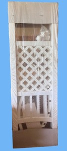 lot 53 image: New Vinyl Arbor for Lawn or Garden, 51.5 x 30 x 92