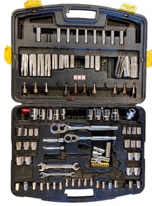 lot 169 image: Stanley Complete Socket Wrench Set in Hard Case