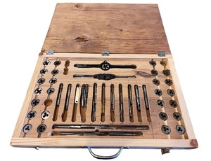 lot 171 image: Set of Taps and Dies in Wooden Case