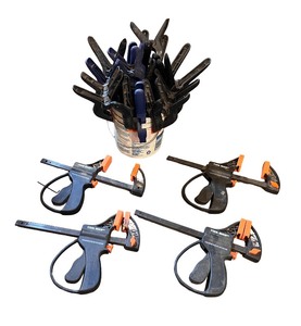 lot 186 image: Set of Assorted Clamps and Trigger Clamps for Workshop Use
