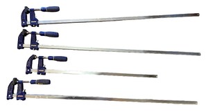lot 196 image: Set of 4 Irwin Quick-Grip Bar Clamps