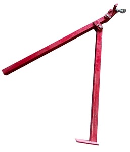 lot 233 image: Red Heavy-Duty Post Puller for Farm and Landscaping
