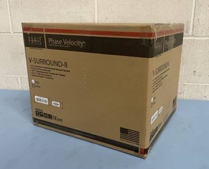 lot 12 image: New PAIR of Phase Technologies PhaseTech V-Surround-II Velocity Surround Sound Pro Audio Home Theater Loudspeakers