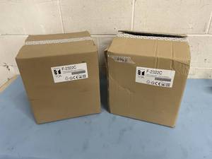 lot 47 image: New in Box  PAIR of TOA F-2322C Full-Range 5 In-Ceiling 30-Watt Pro Audio Loudspeakers