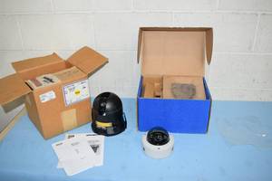 lot 76 image: Miscellaneous Lot of Security Surveillance CCTV Video Camera Items - Pelco & GE