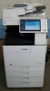 lot 110 image: Canon imageRUNNER Advance 4545i Monochrome Multi-Function Laser Copier  Scanner  Printer