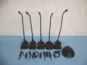 lot 130 image: Audio-Technica Professional Audio Gooseneck Microphone & Accessory Lot