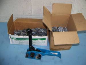lot 136 image: ULINE Strapping Tool and Poly Strapping Seals