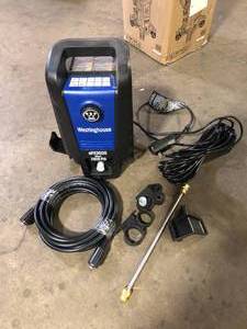 lot 21 image: Westinghouse 2500 PSI 1.76 GPM Electric Powered Pressure Washer with Anti-Tipping Technology   Customer Returns See Pictures