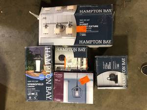 lot 57 image: Lot of Assorted Lighting Various Models and Conditions   Customer Returns See Pictures