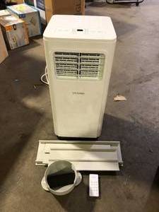 lot 65 image: Vissani 5,000 BTU 115-Volt 3-in-1 Portable Air Conditioner Unit Cools up to 150 sq. ft. with Dehumidifier and Remote in White Missing Pieces Customer Returns See Pictures