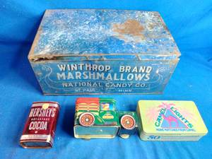 lot 44 image: Vintage Tin Containers