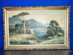 lot 63 image: Pacific Bay print by R. Wood