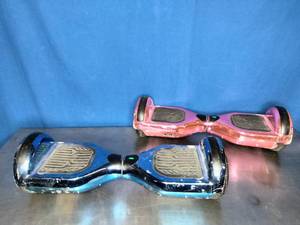 lot 75 image: 2 Hooverboards