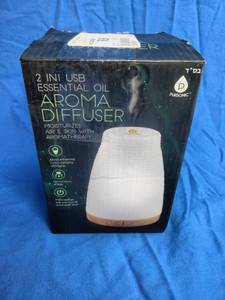 lot 22 image: Pursonic 2-in-1 USB Essential Oil Aroma DiffuserHumidifier