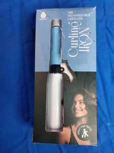 lot 17 image: Pursonic Mini USB Rechargeable Curling Iron