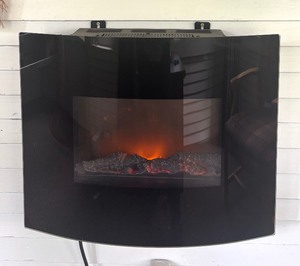 lot 25 image: Beautiful Wall Mount Fireplace