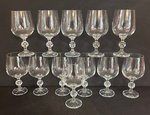 lot 32 image: Bohemia Claudia Crystal Stemware by Import Assoc.