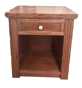 lot 38 image: Atithi Collection Side Table  Nightstand by Northland Furniture Company